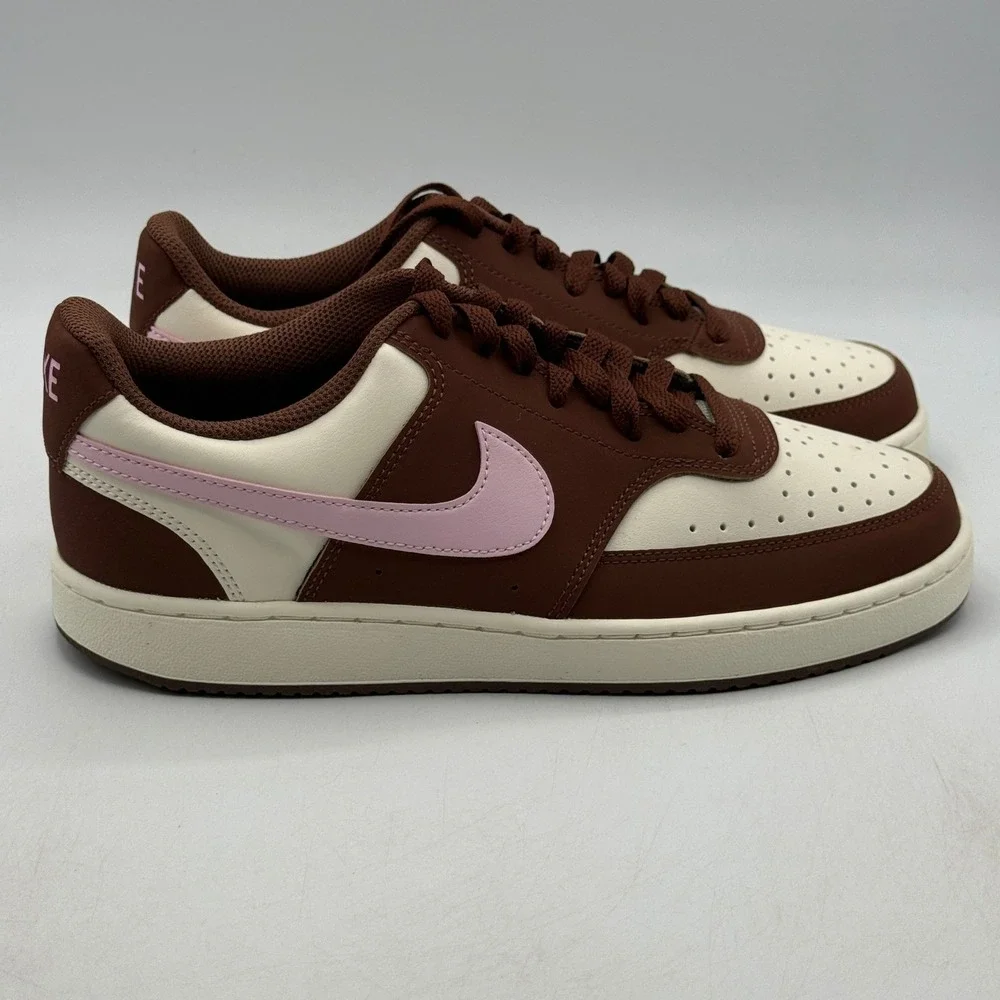 Nike Court Vision Lo P NBK Shoes Womens Size 9 Soft Pearl Pink Foam IM1652 004